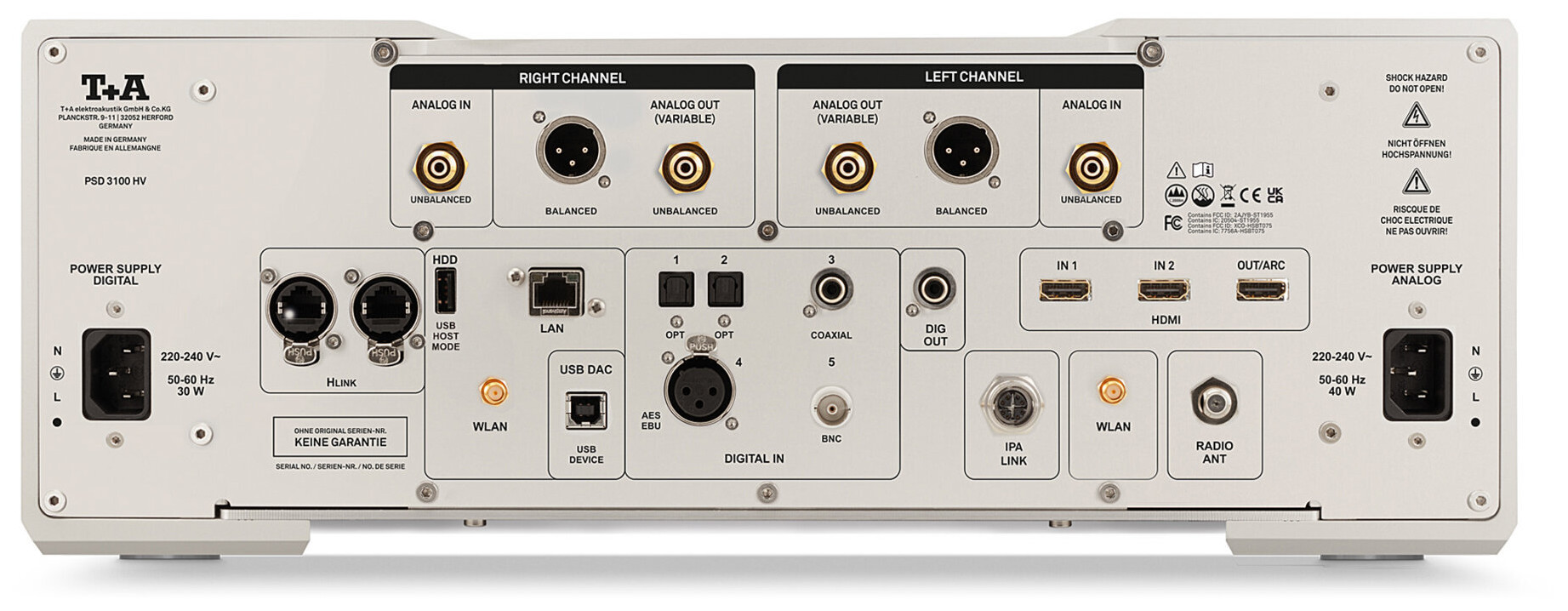 Auditorium T+A PSD 3100 HV Digitale Streaming Vorstufe 295569 - 2
