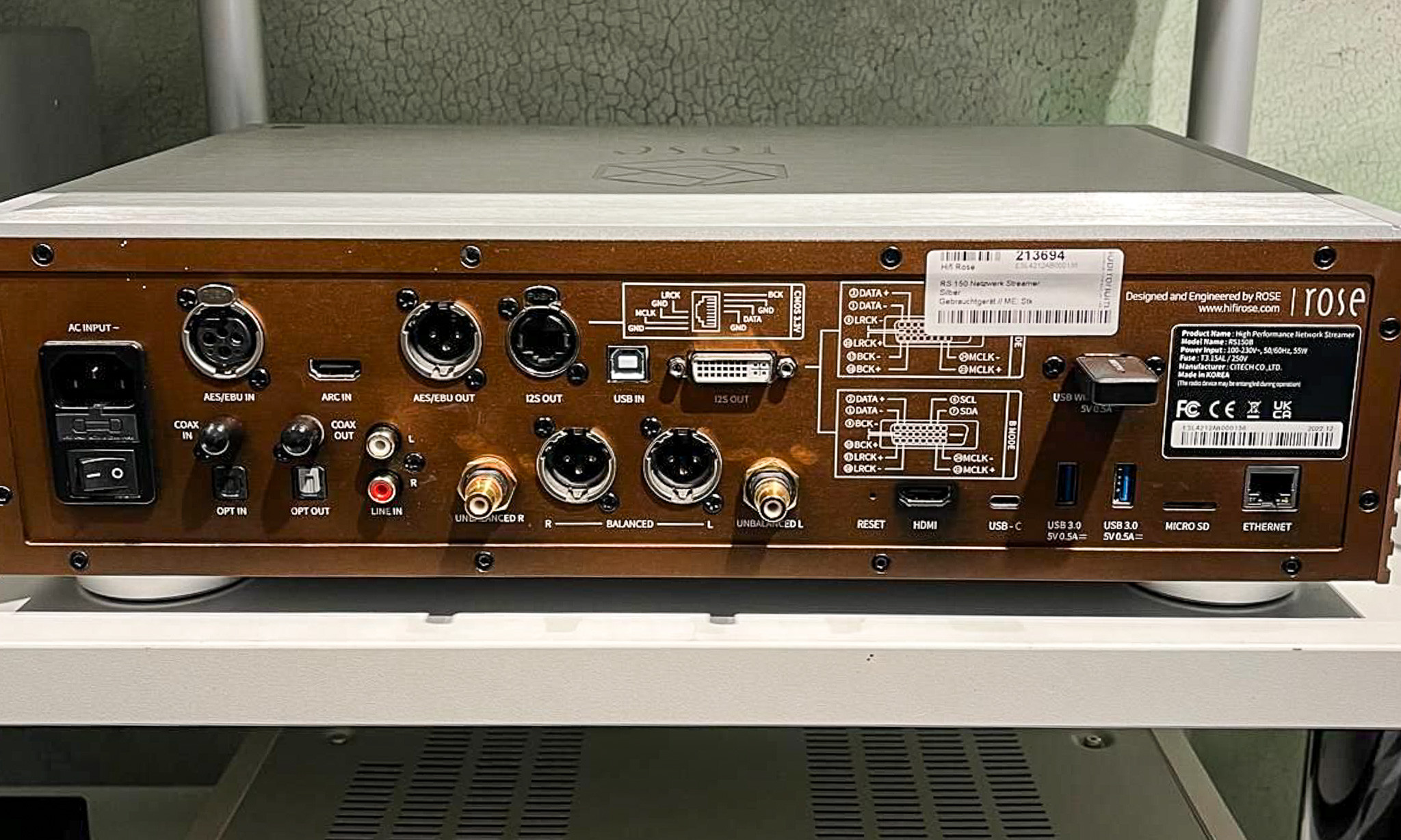 Auditorium Hifi Rose RS 150 Netzwerk Streamer  213694 - 3