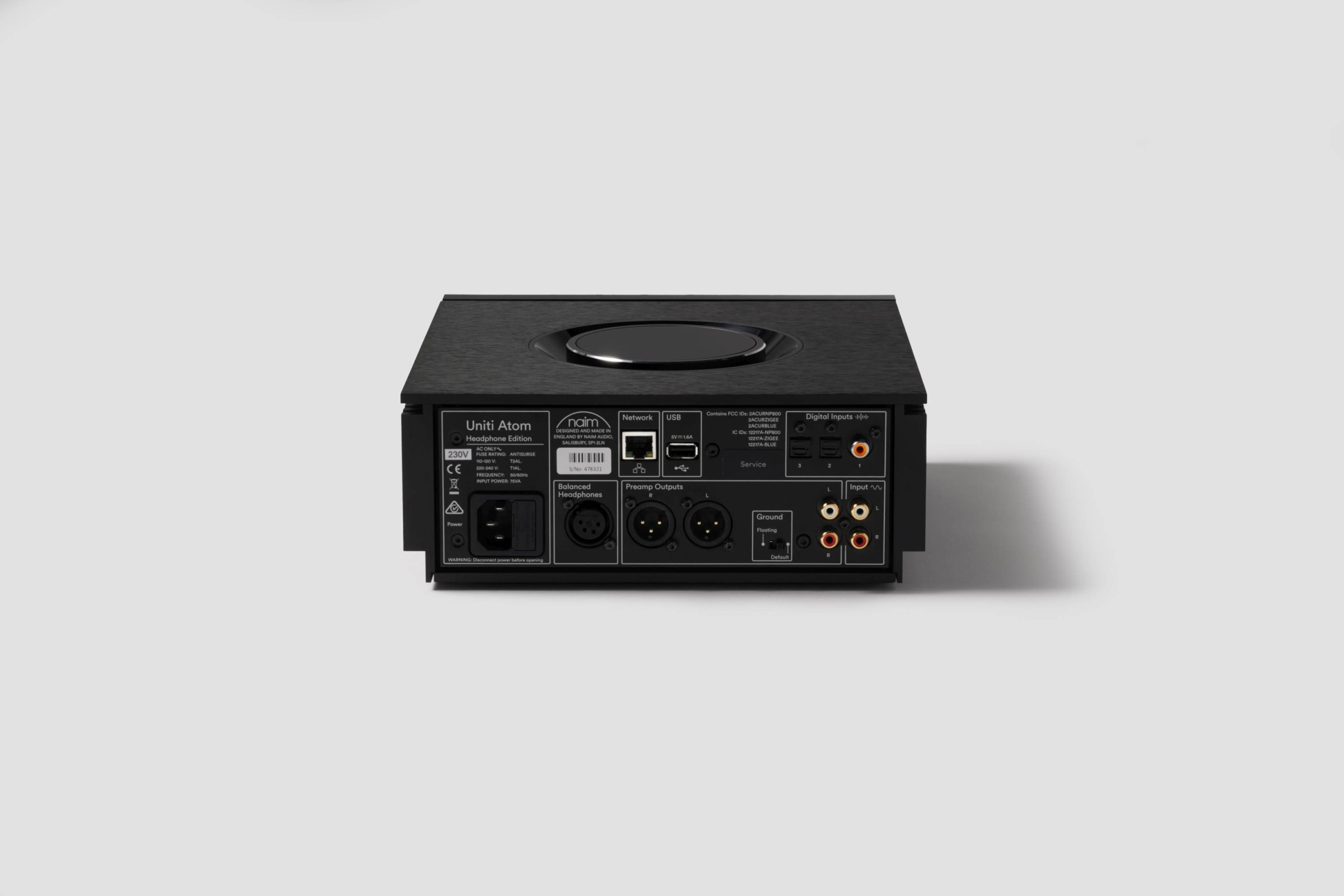 Auditorium Naim Uniti Atom Headphone Edition Schwarz 292203 - 6