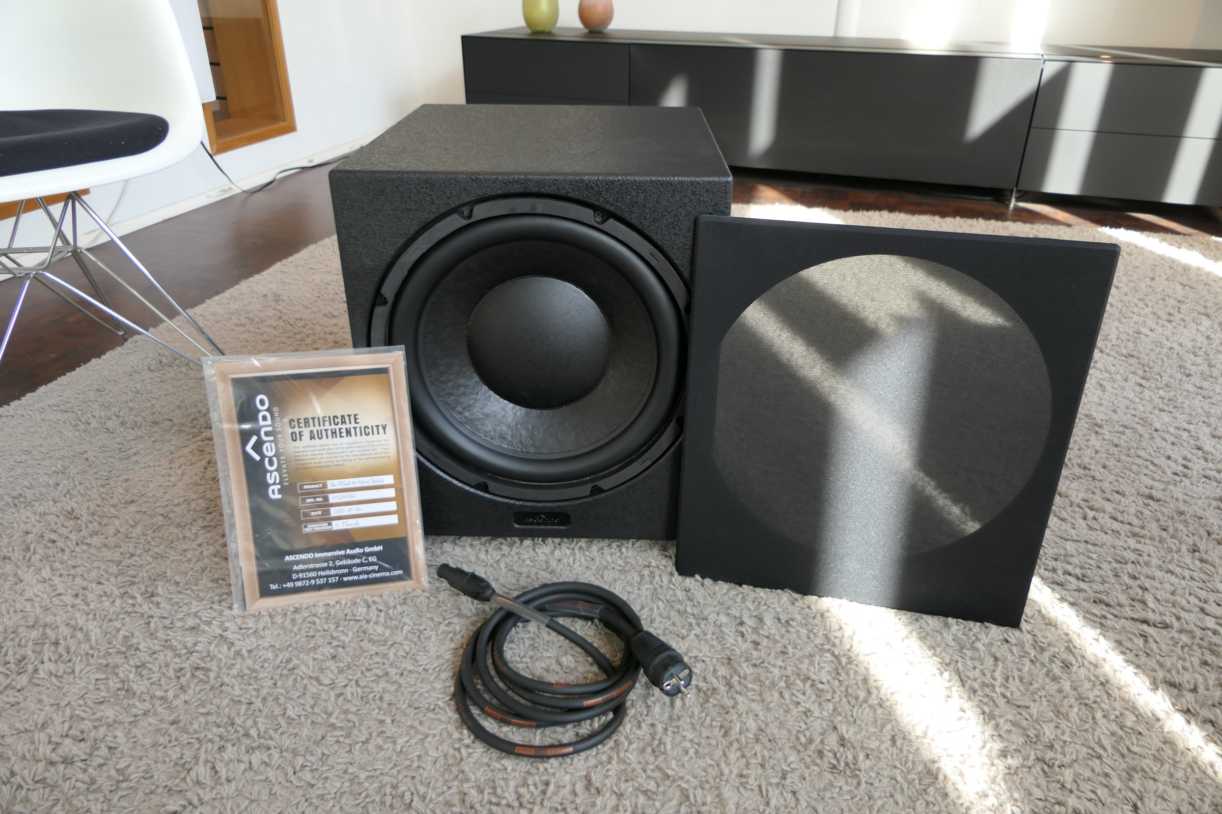 Auditorium Ascendo SMS G15 vollaktiver Sub mit DSP 215347 - 1