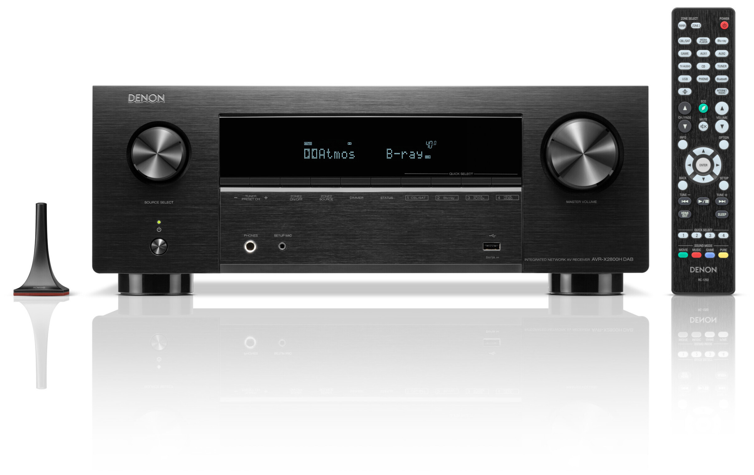 Auditorium Denon AVR-X 2800H DAB Surround-Receiver schwarz 296564 - 1