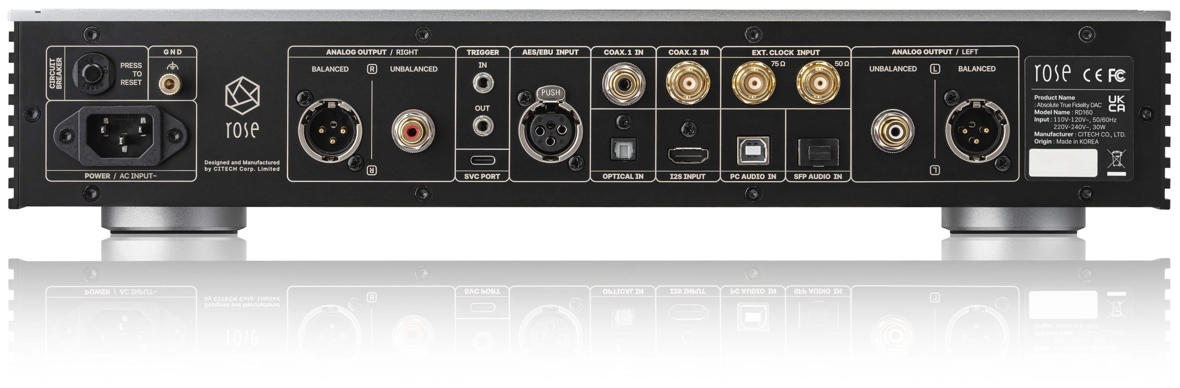 Auditorium Hifi Rose RD 160 Digital/Analog-Wandler 208489 - 5