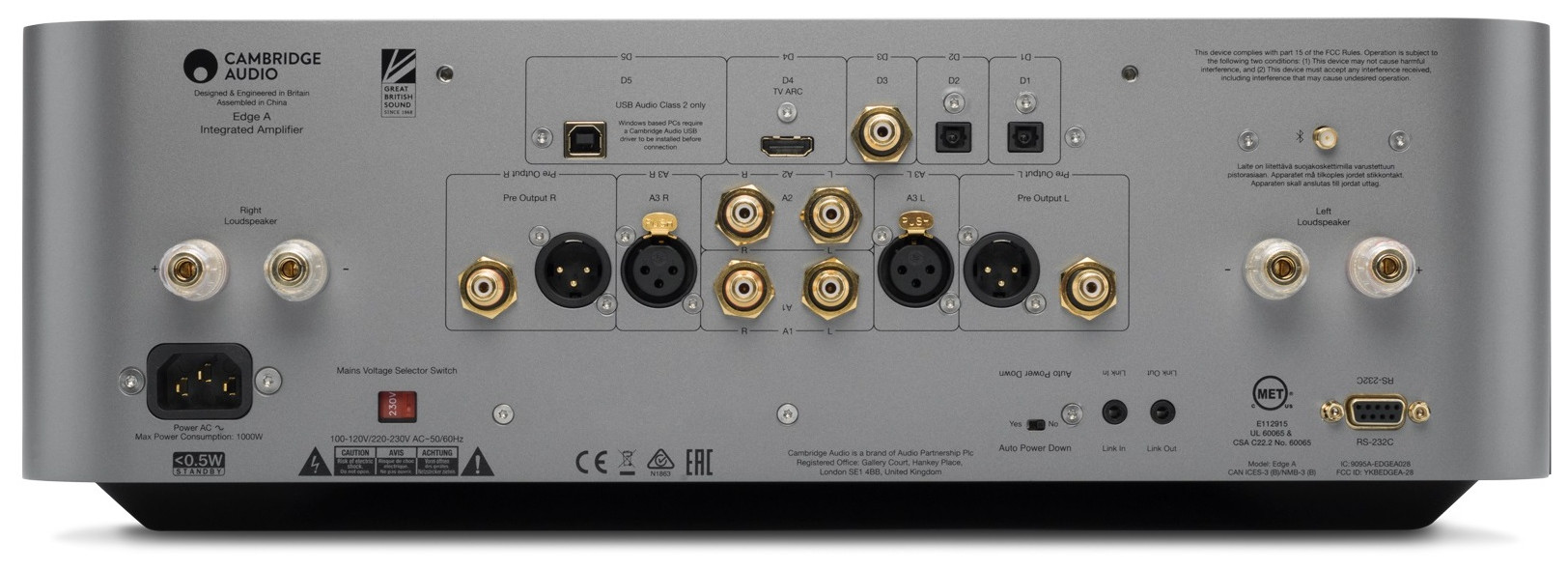 Auditorium Cambridge Audio Edge A Premium Vollverstärker 283622 - 2