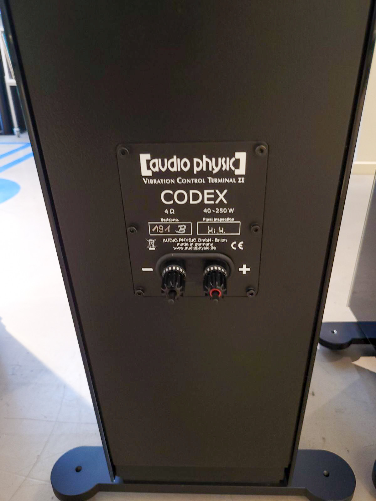 Auditorium audio physic Codex Standlautsprecher inklusive Powertrain Upgrade 212788 - 2