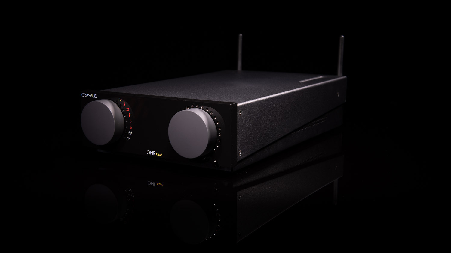 Auditorium Cyrus One Cast Streaming-Verstärker Schwarz 287225 - 3
