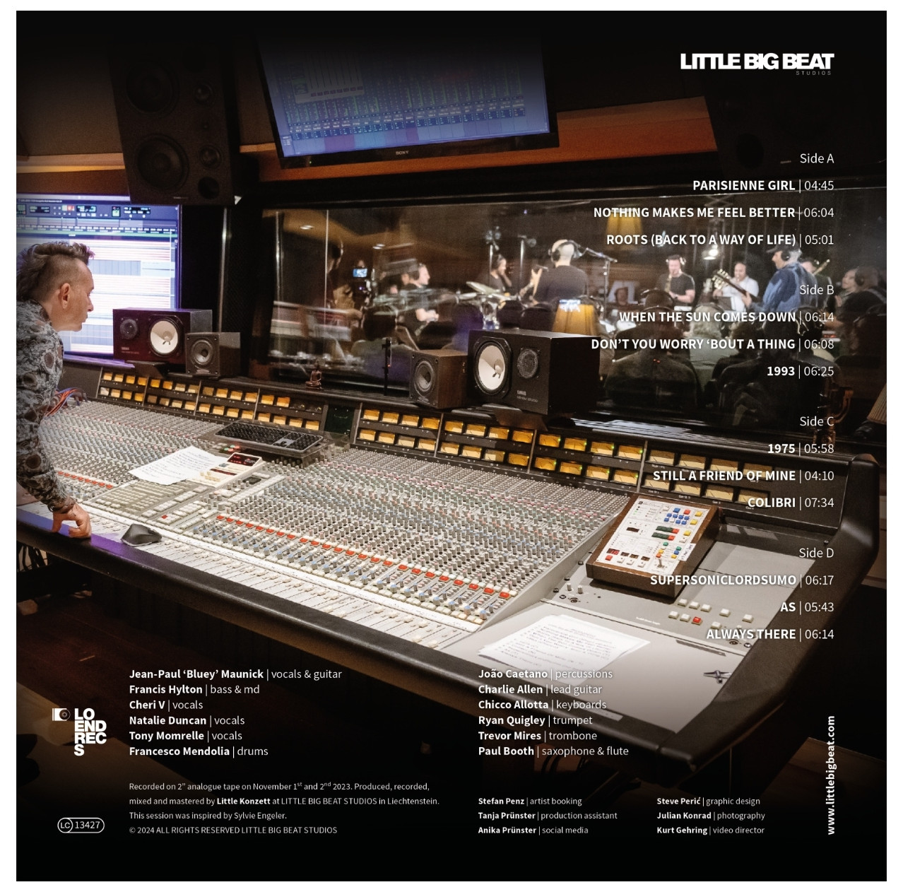Auditorium Revox Master Tapes Incognito Studio Live Session 208423 - 1