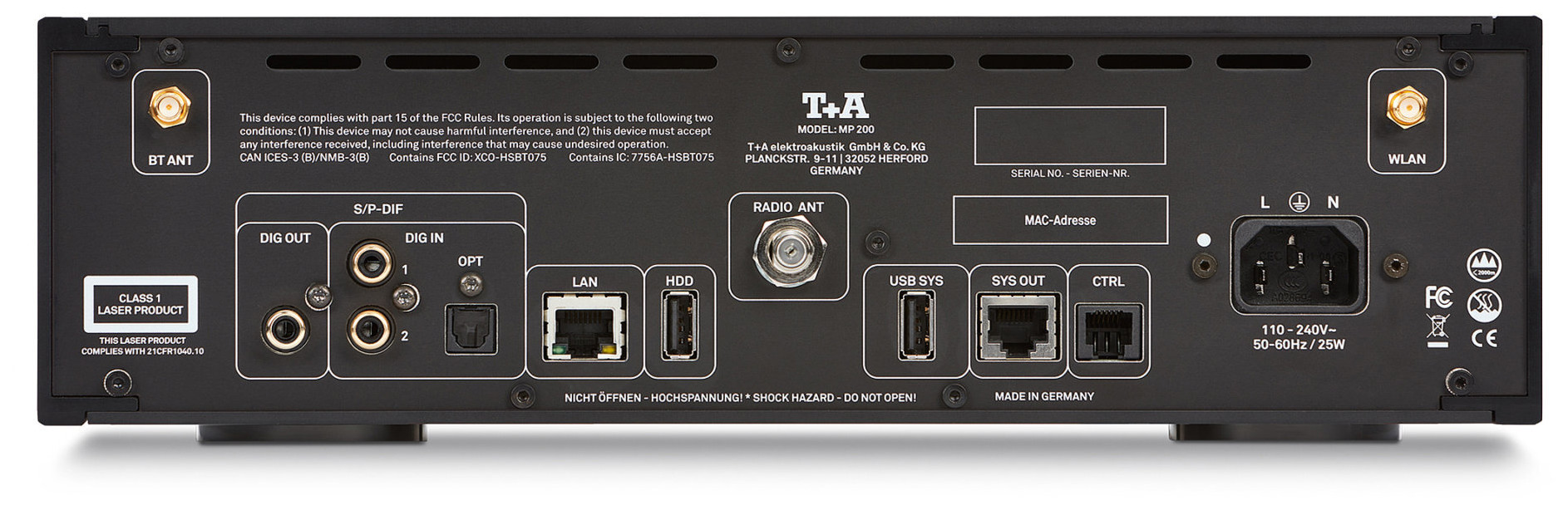 Auditorium T+A MP 200 G3 Multi Source Player 207757 - 2