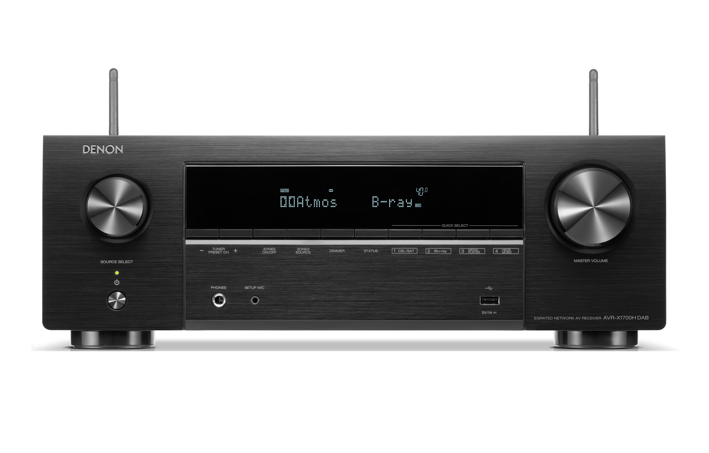 Auditorium Denon AVR-X1700H DAB A/V-Receiver 293239 - 1