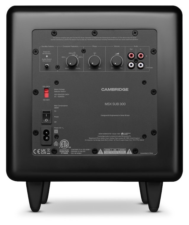 Auditorium Cambridge Audio MSX SUB 300 Subwoofer 215910 - 8