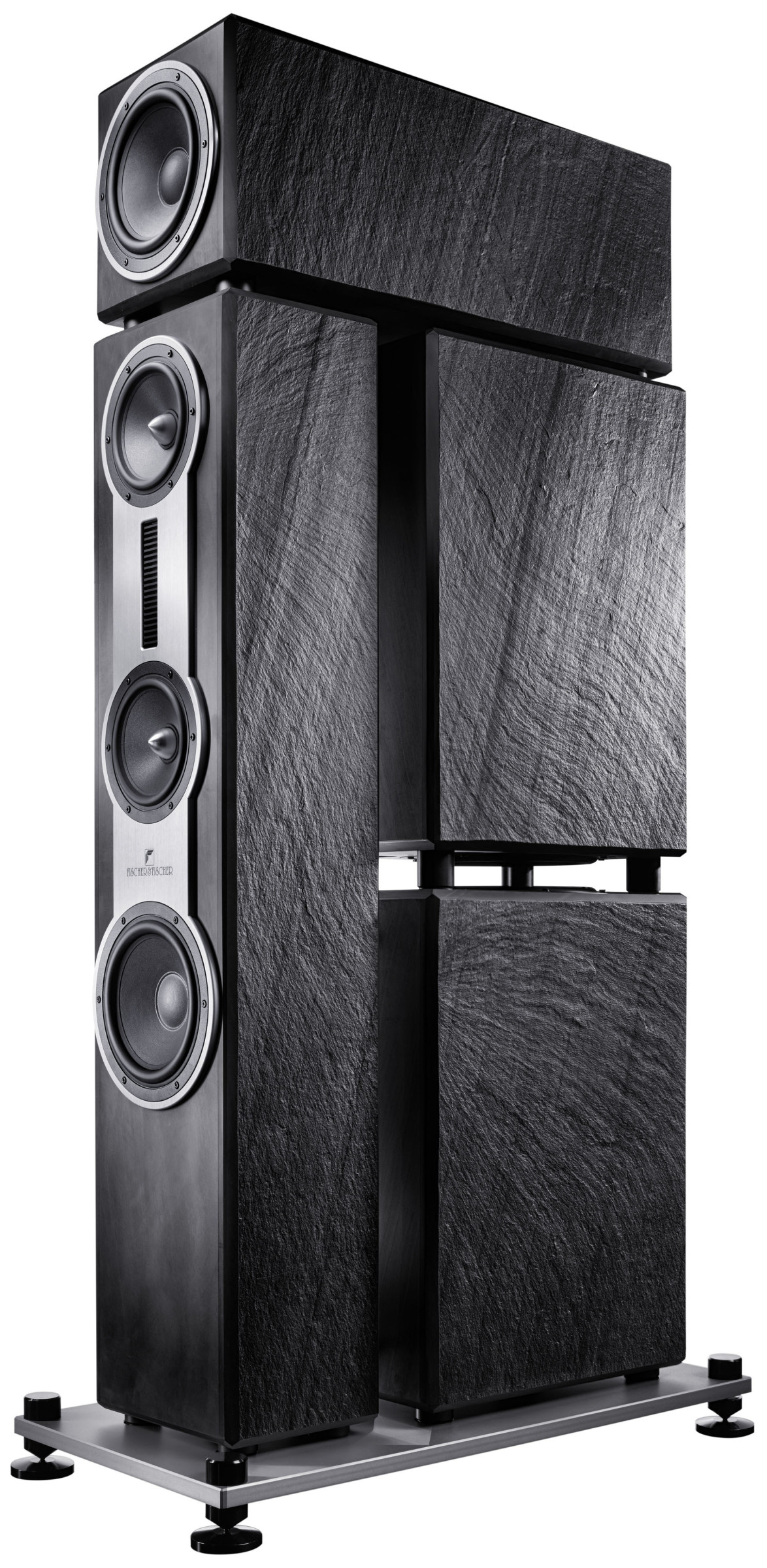 Auditorium Fischer & Fischer SN 1000.1 AMT Naturschiefer 4-Wege Passivlautsprecher 280092 - 3