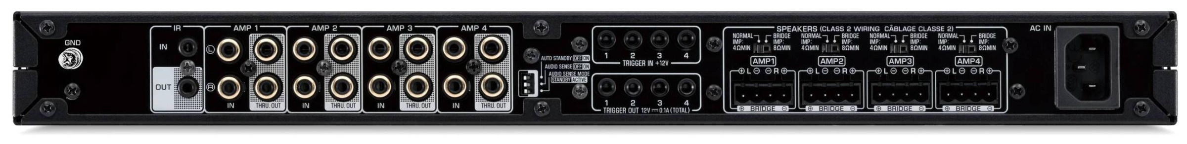 Auditorium Yamaha XDA-AMP 5400 MusicCast 4 Zonen Endstufe mit 8 x 50 W 284172 - 4