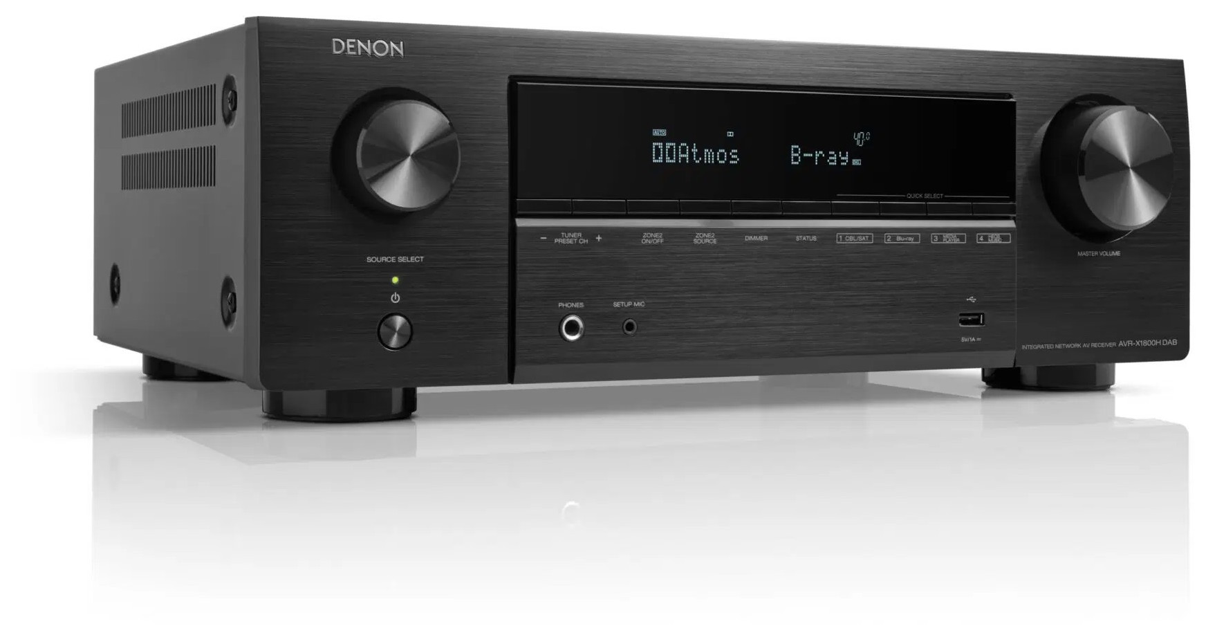 Auditorium Denon AVR-X1800H DAB AV-Receiver schwarz 201577 - 2