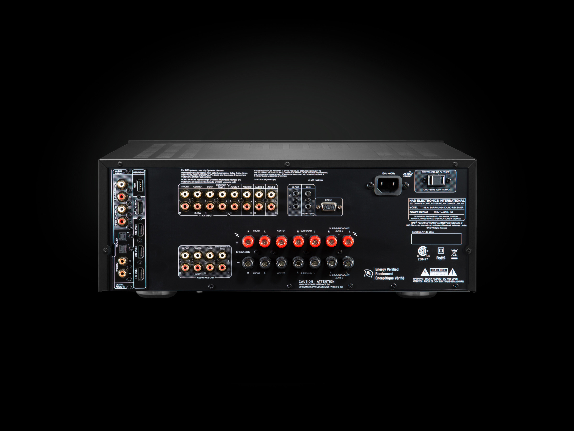 Auditorium NAD T 758 v3i A/V-Receiver 289771 - 2