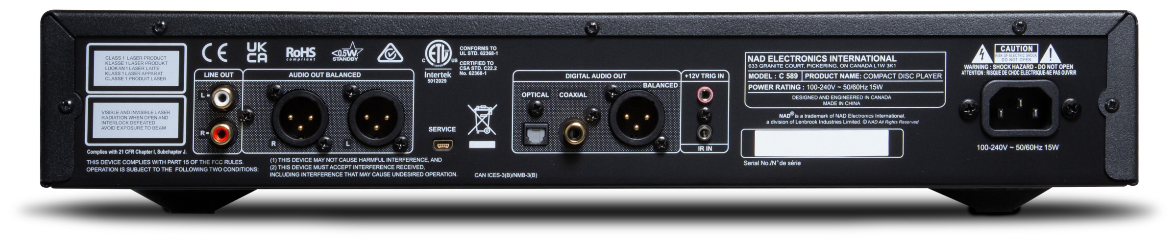 Auditorium NAD C 589 CD-Player  216265 - 3