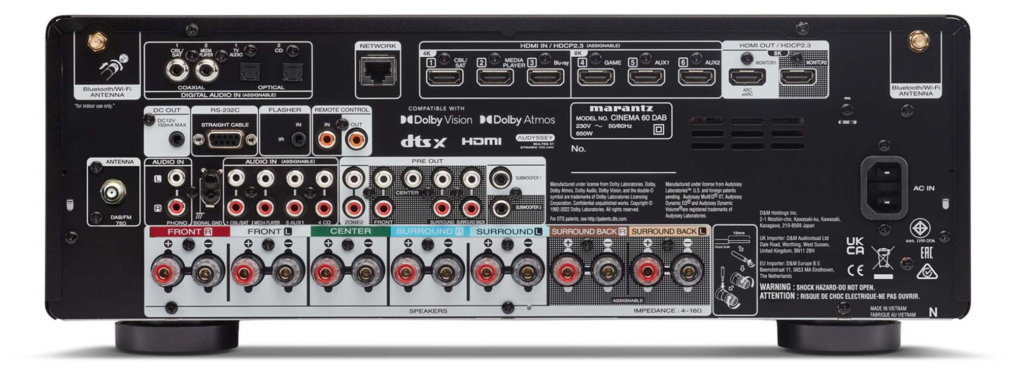 Auditorium Marantz CINEMA 60 DAB AV-Receiver 296560 - 2