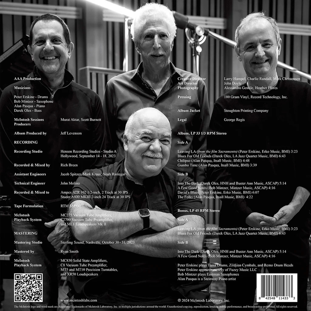 Auditorium Vinyl The Peter Erskine Quartet - McIntosh Sessions 206428 - 2