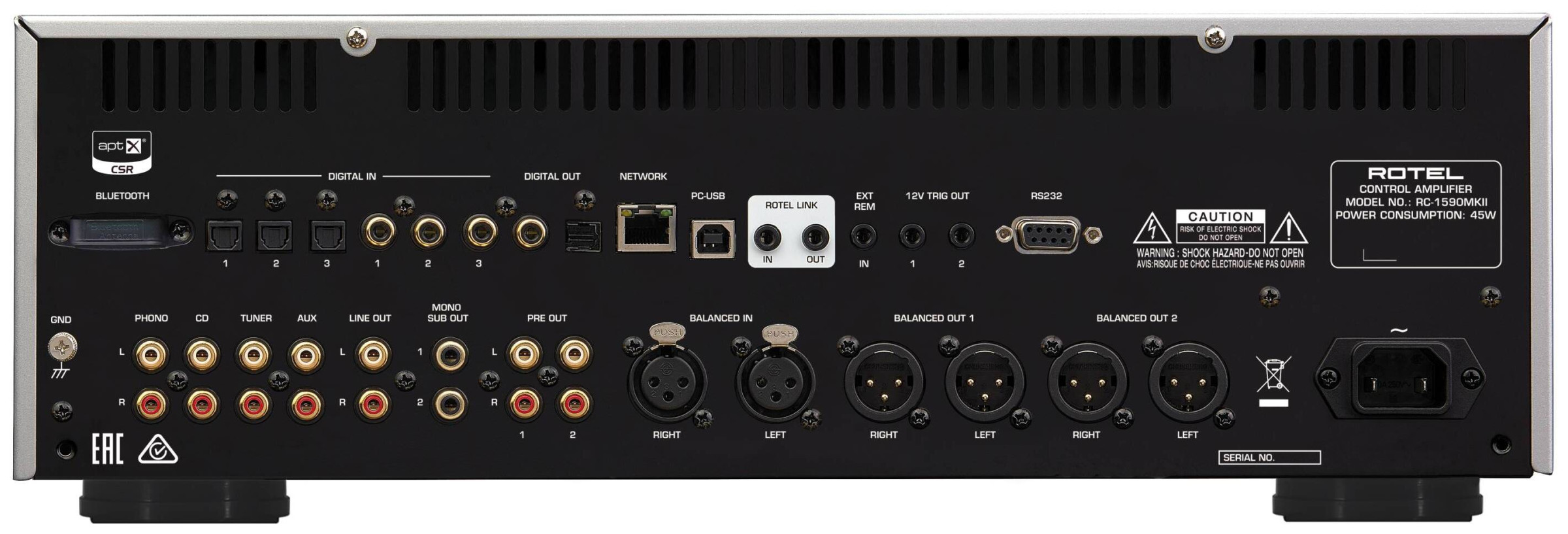 Auditorium Rotel RC-1590 MKII Stereo-Vorverstärker 292281 - 2