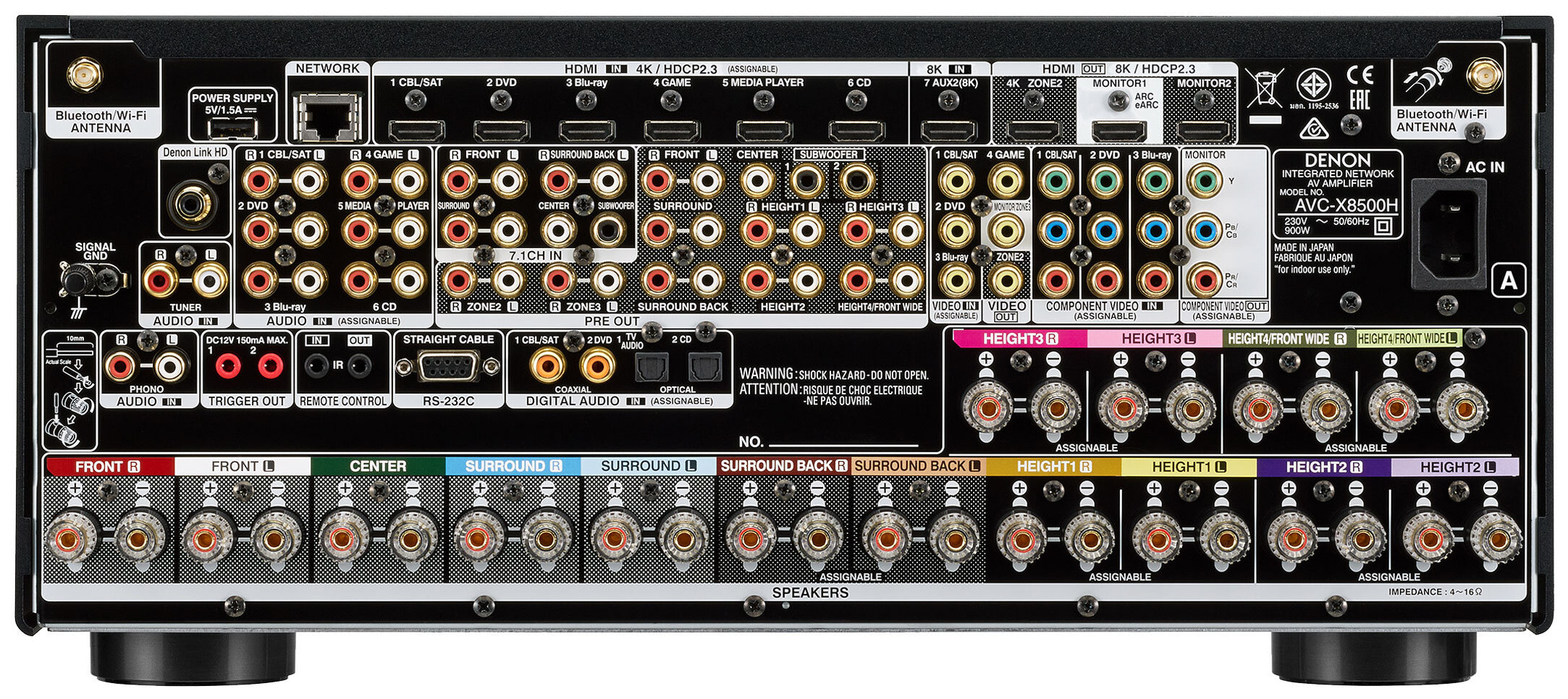 Auditorium Denon AVC-X8500HA AV Verstärker 8K 297184 - 3