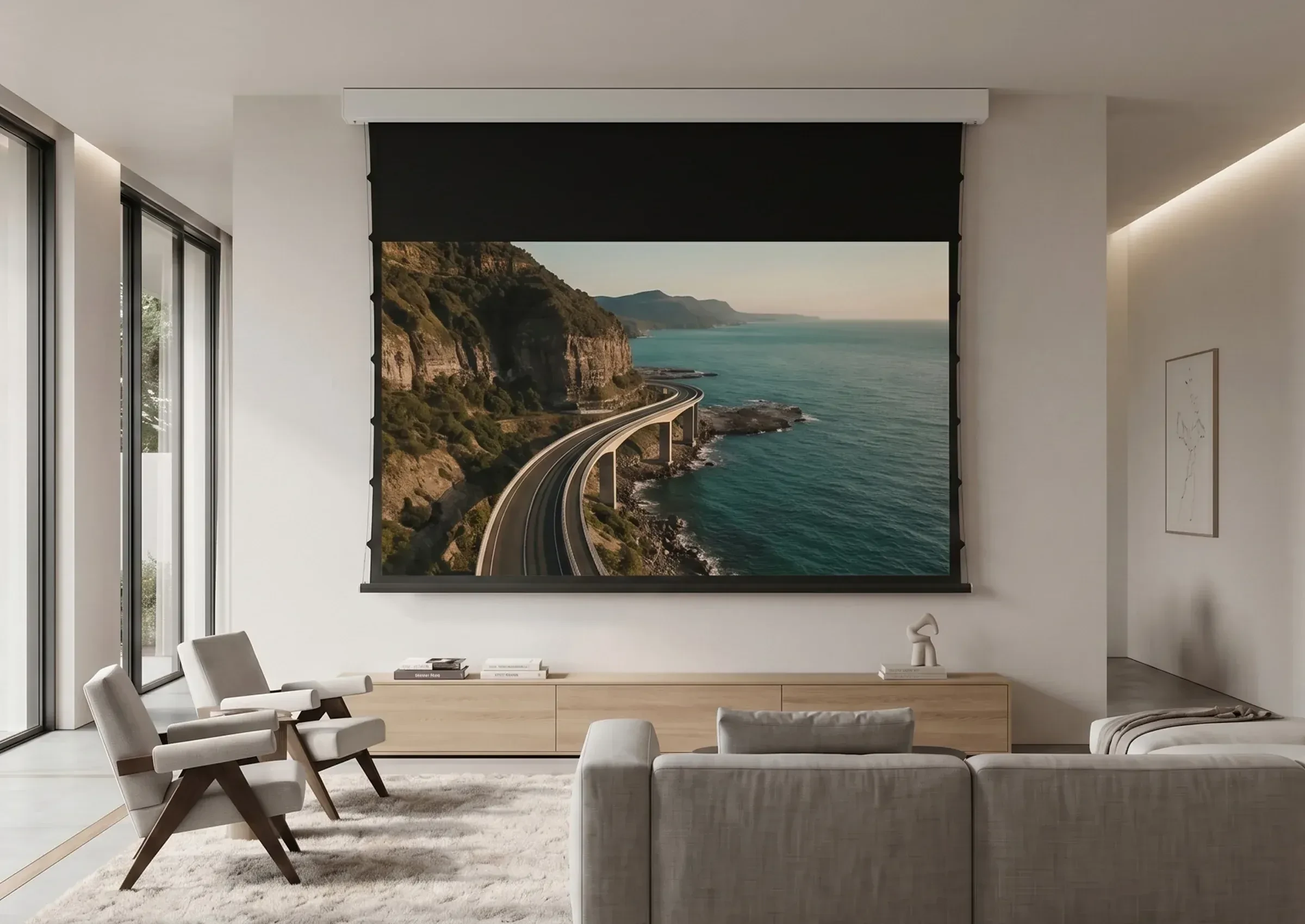 Auditorium Celexon GREYVISION Premium Plus Leinwand Motor Tension 217485 - 9