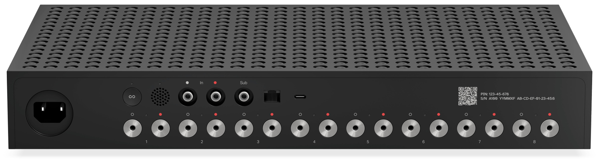 Auditorium Sonos Amp Multi 8-Kanal Multiroom-Verstärker 217610 - 5