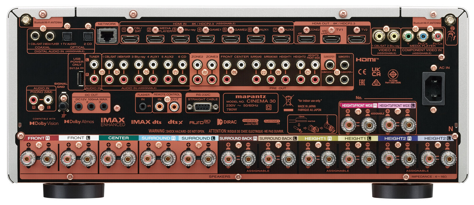 Auditorium Marantz CINEMA 30 11-Kanal AV-Verstärker 203186 - 5