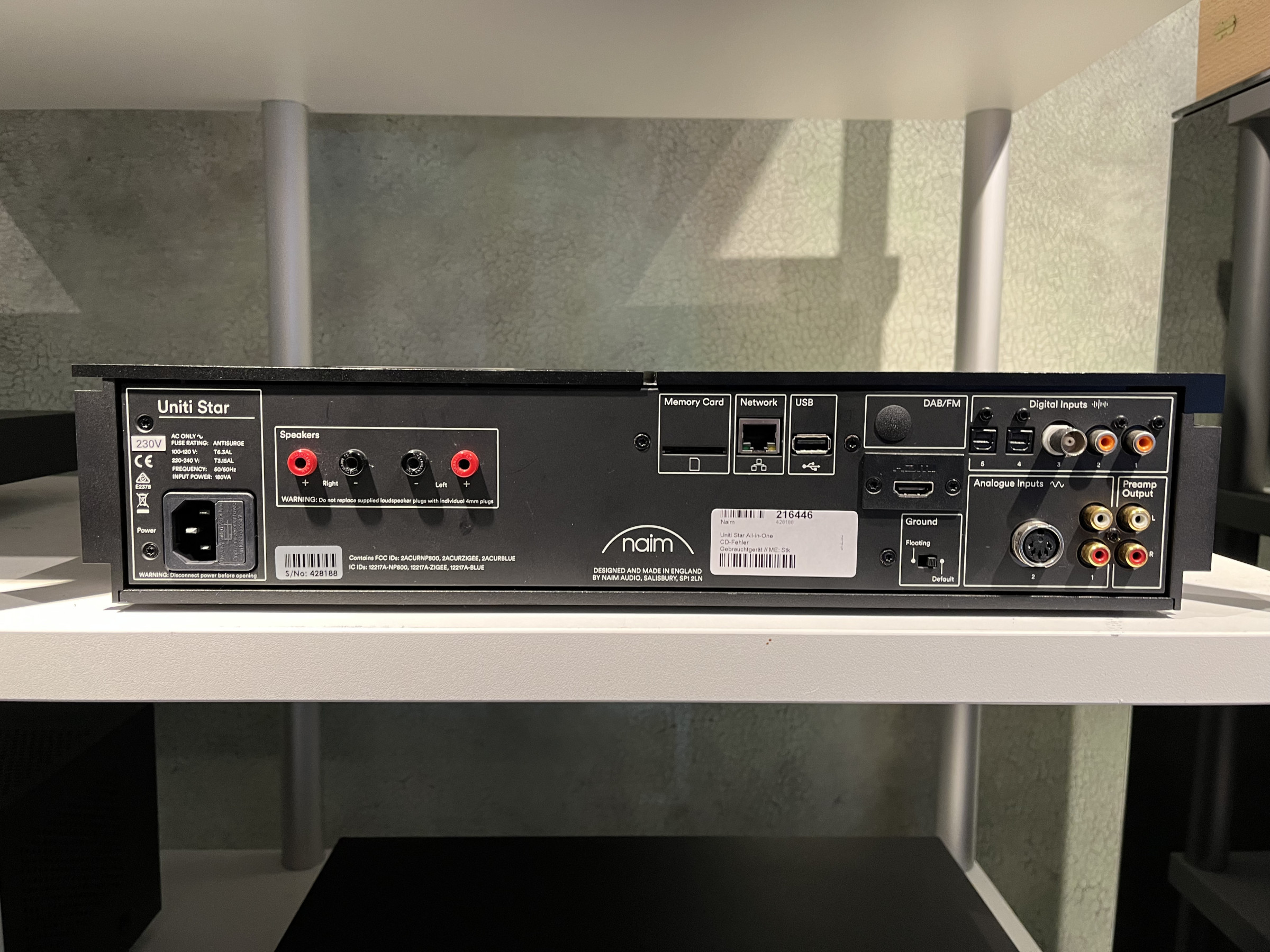 Auditorium Naim Uniti Star All-in-One CD Funktion eingeschränkt 216446 - 2