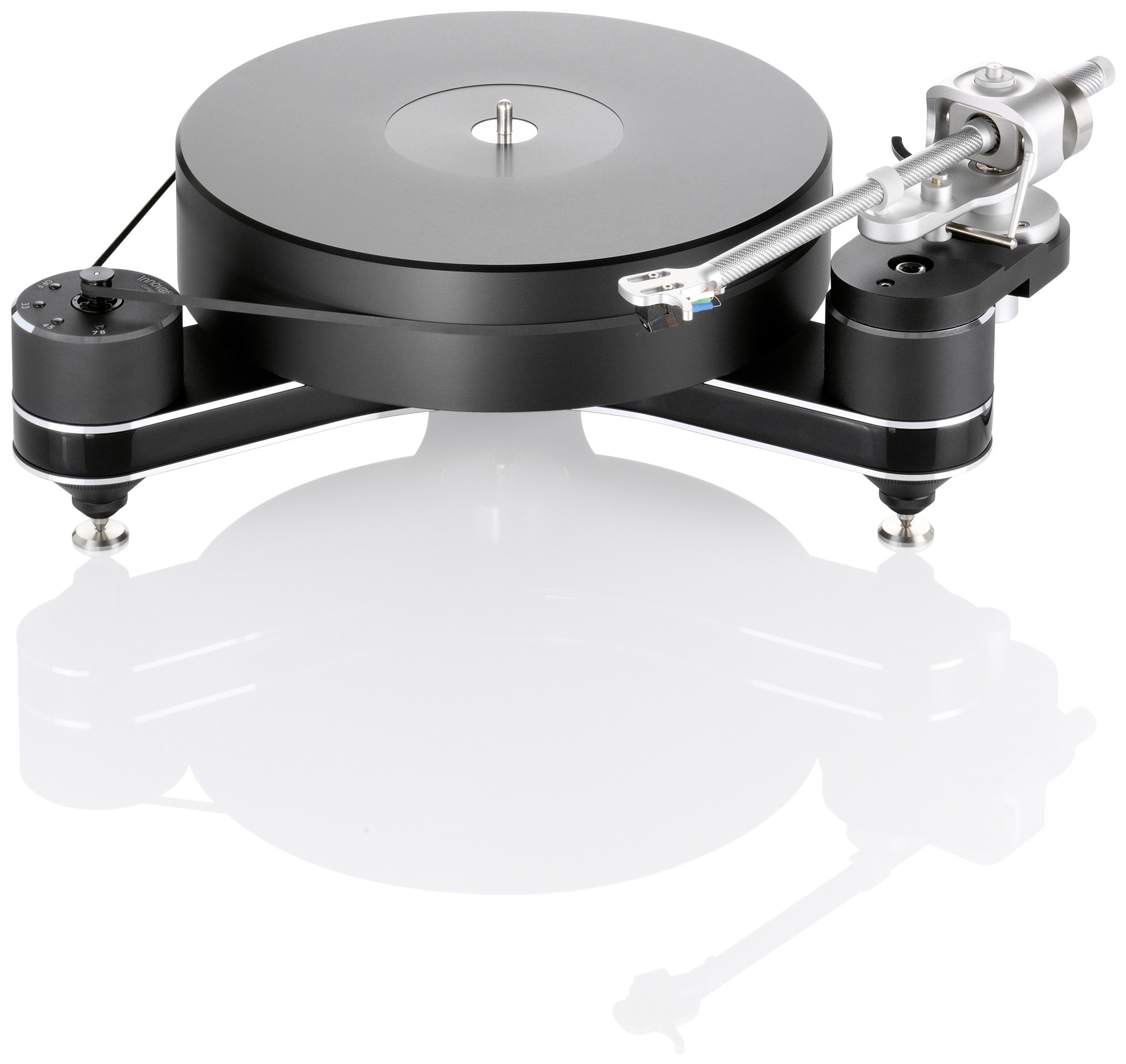Auditorium Clearaudio INNOVATION Compact weisse Basis, silber Teile 283370 - 1