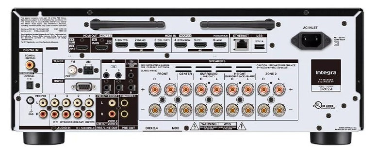 Auditorium Integra DRX 2.4 7.2 AV Receiver 214293 - 4