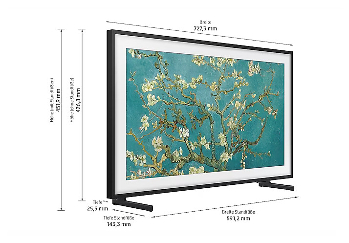 Auditorium Samsung GQ32LS03CBUXZG The Frame Supreme UHD Dimming 4K 2023 298337 - 2