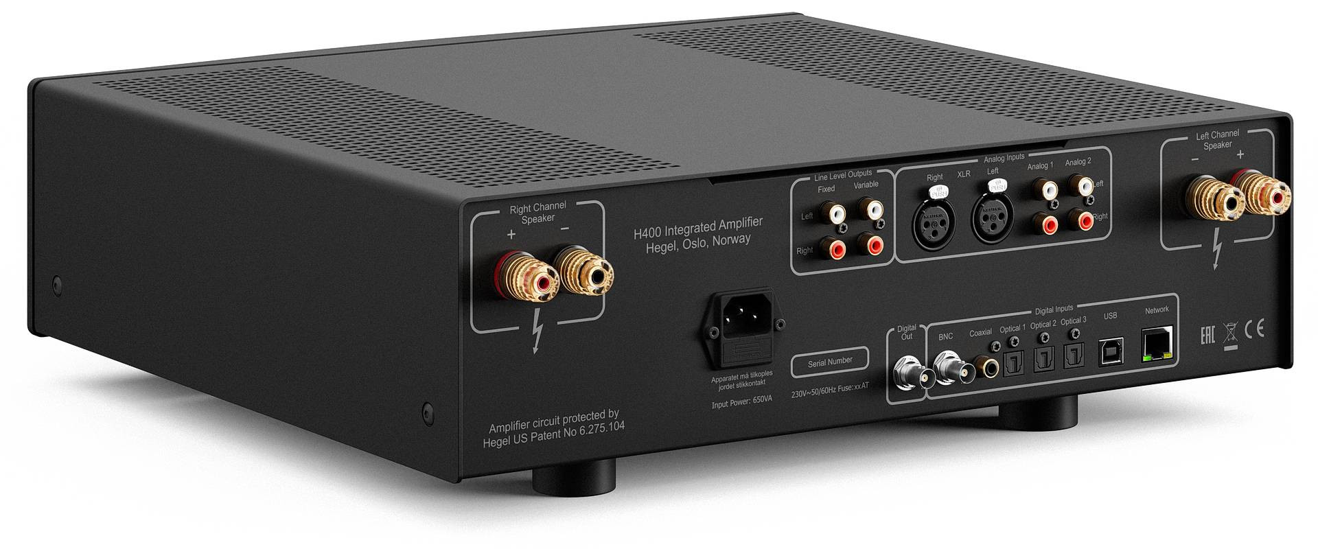 Auditorium Hegel H400 Streamliner - Streaming-Vollverstärker 205887 - 5