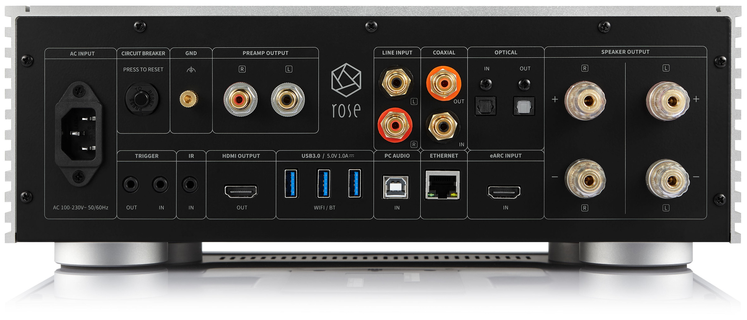 Auditorium Hifi Rose RS 520 All In One - Vollverstärker inkl. Streamer 208497 - 5