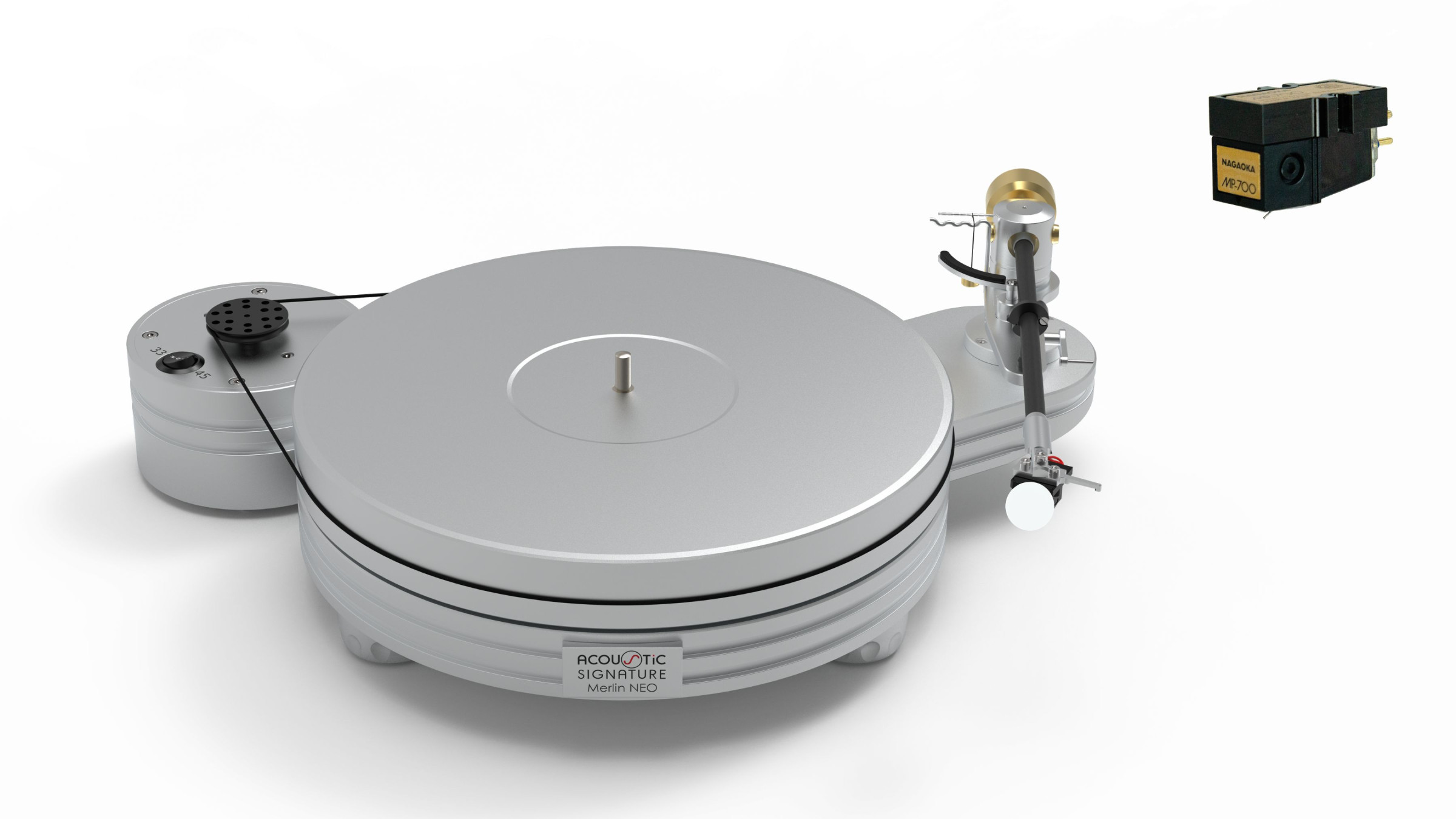 Auditorium Acoustic Signature Merlin NEO mit TA-500 NEO Tonarm und Nagaoka MP-700 219147 - 1