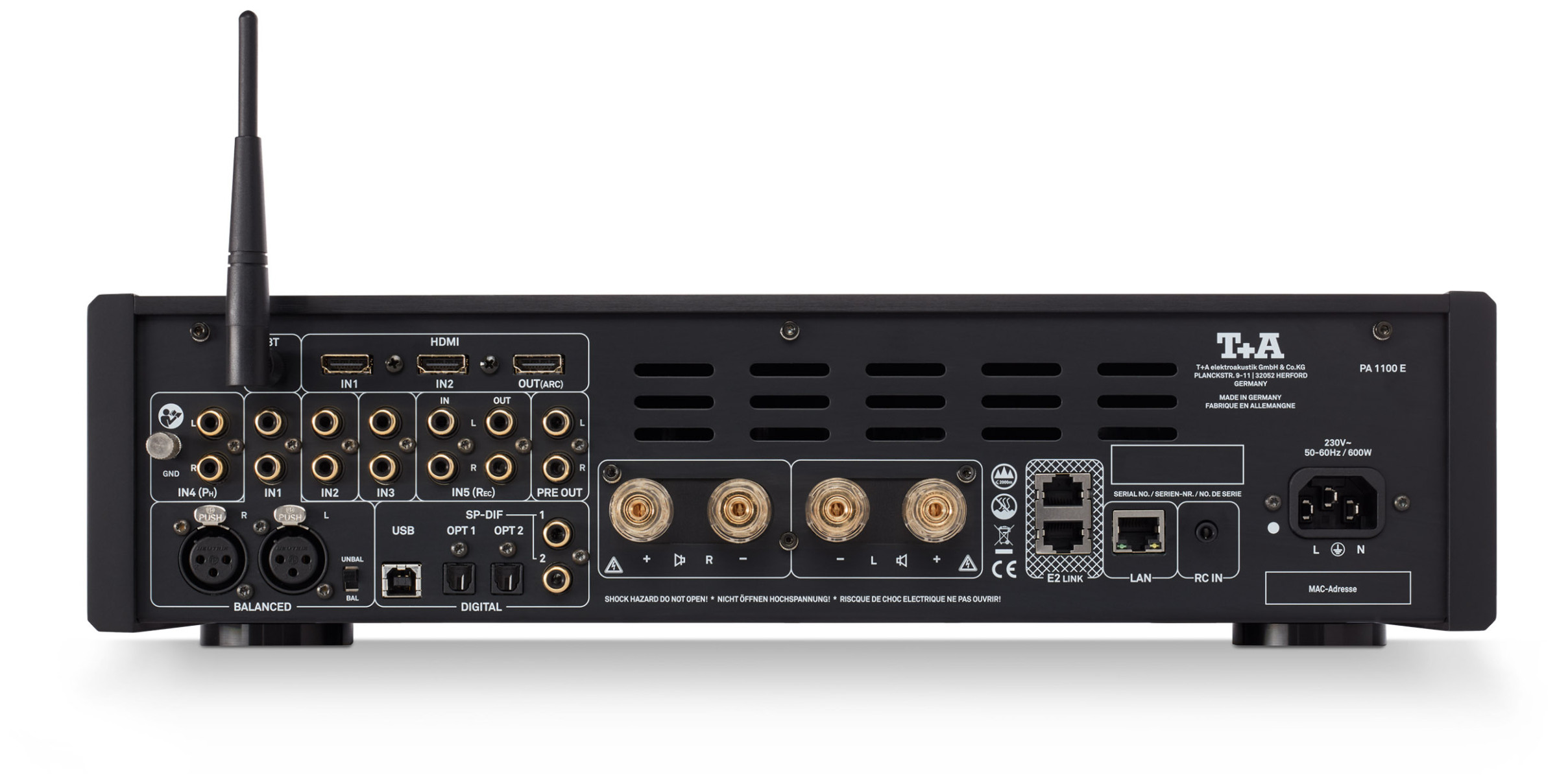 Auditorium T+A PA 1100 E Vollverstärker mit HDMI und MM-Phono Modul 205750 - 2
