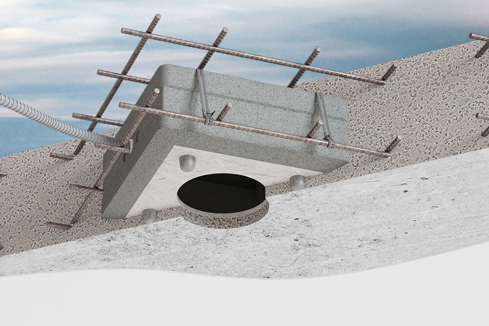 Auditorium b-system euroboxx M (2. Generation) Betoneingießgehäuse 291672 - 6