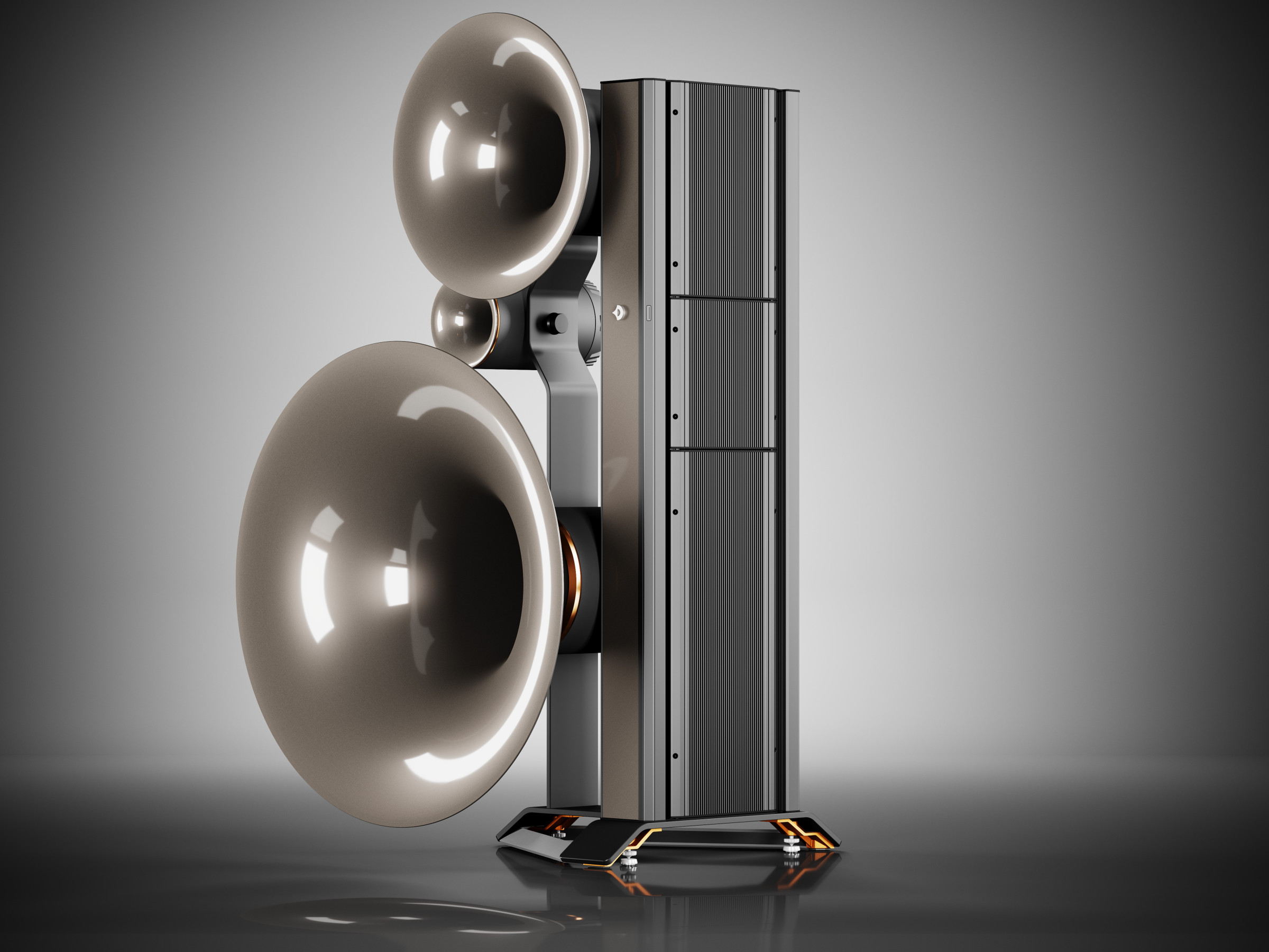 Auditorium Avantgarde-Acoustic Trio G3 Aktiv 3-Wege Hornsystem mit iTRON 294172 - 3