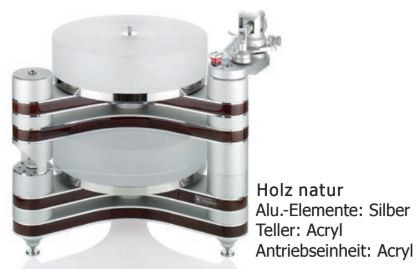 Auditorium Clearaudio Master Innovation LAUFWERK weisse Platte, silberne Teile 283384 - 6