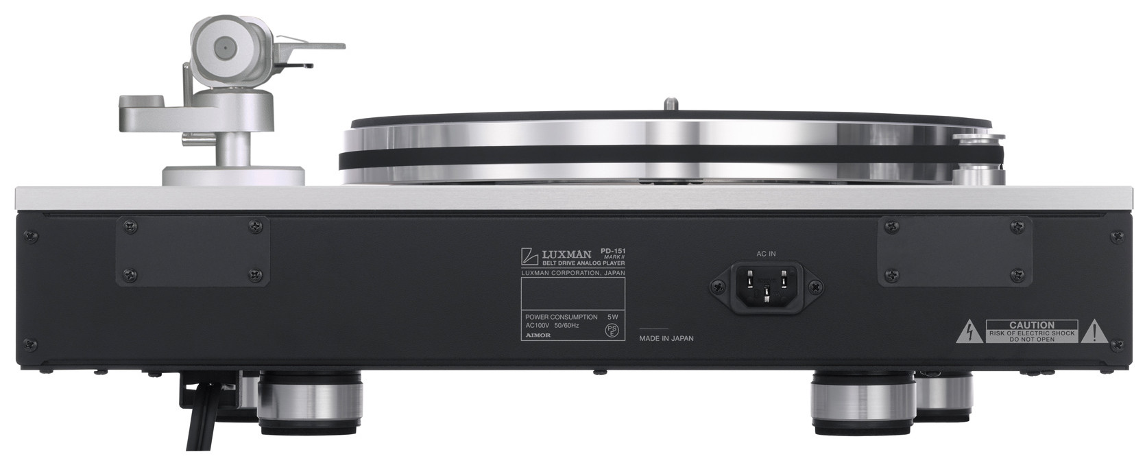 Auditorium Luxman PD-151 MKII Riemen- Plattenspieler inkl. Tonarm 214752 - 3