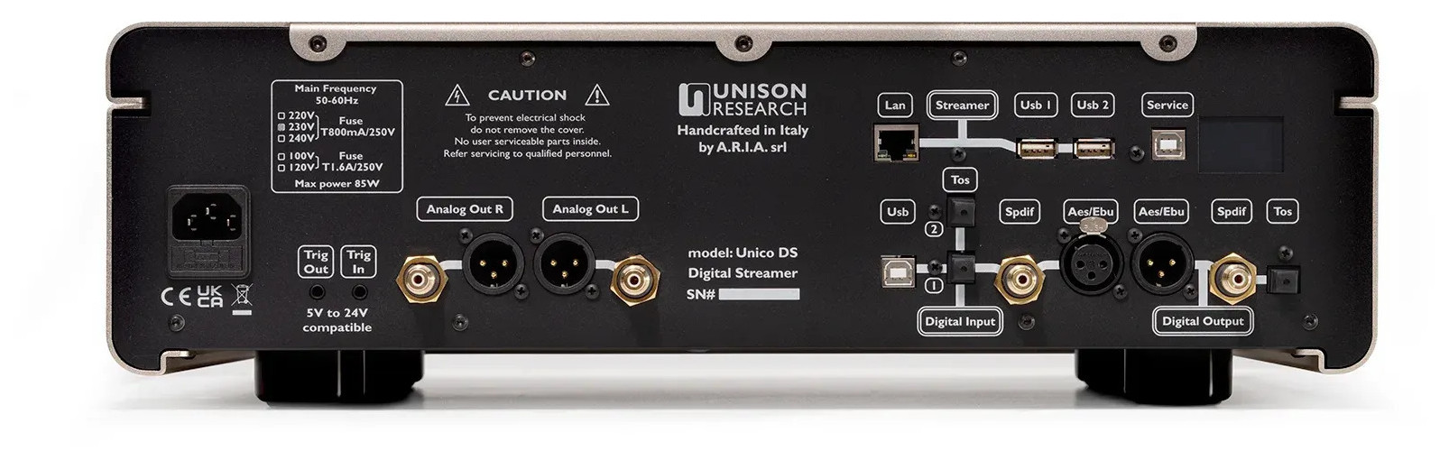 Auditorium Unison Research Unico DS Digitaler Hybrid-Streamer 219126 - 8