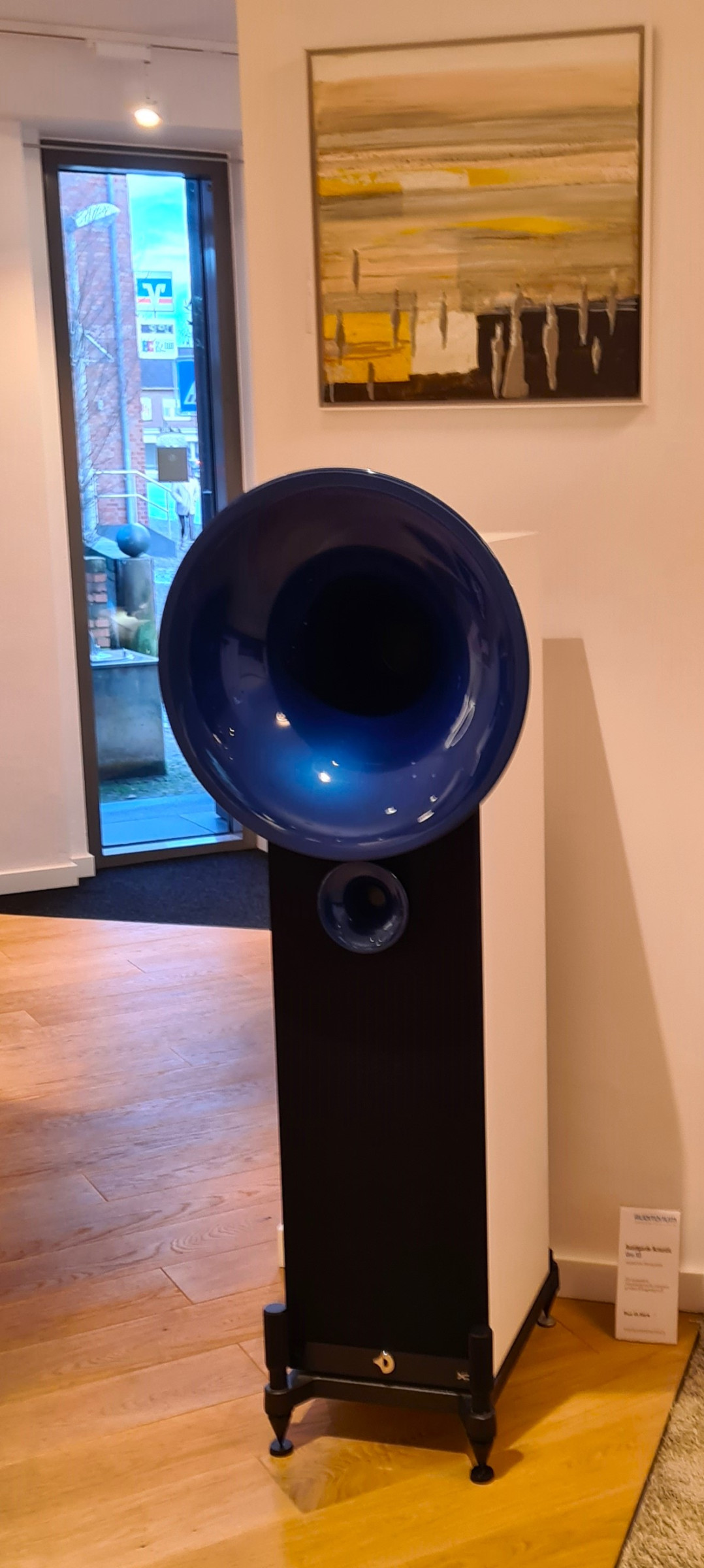 Auditorium Avantgarde-Acoustic Uno XD Teilaktives Hornsystem weiß-blau 282615 - 4