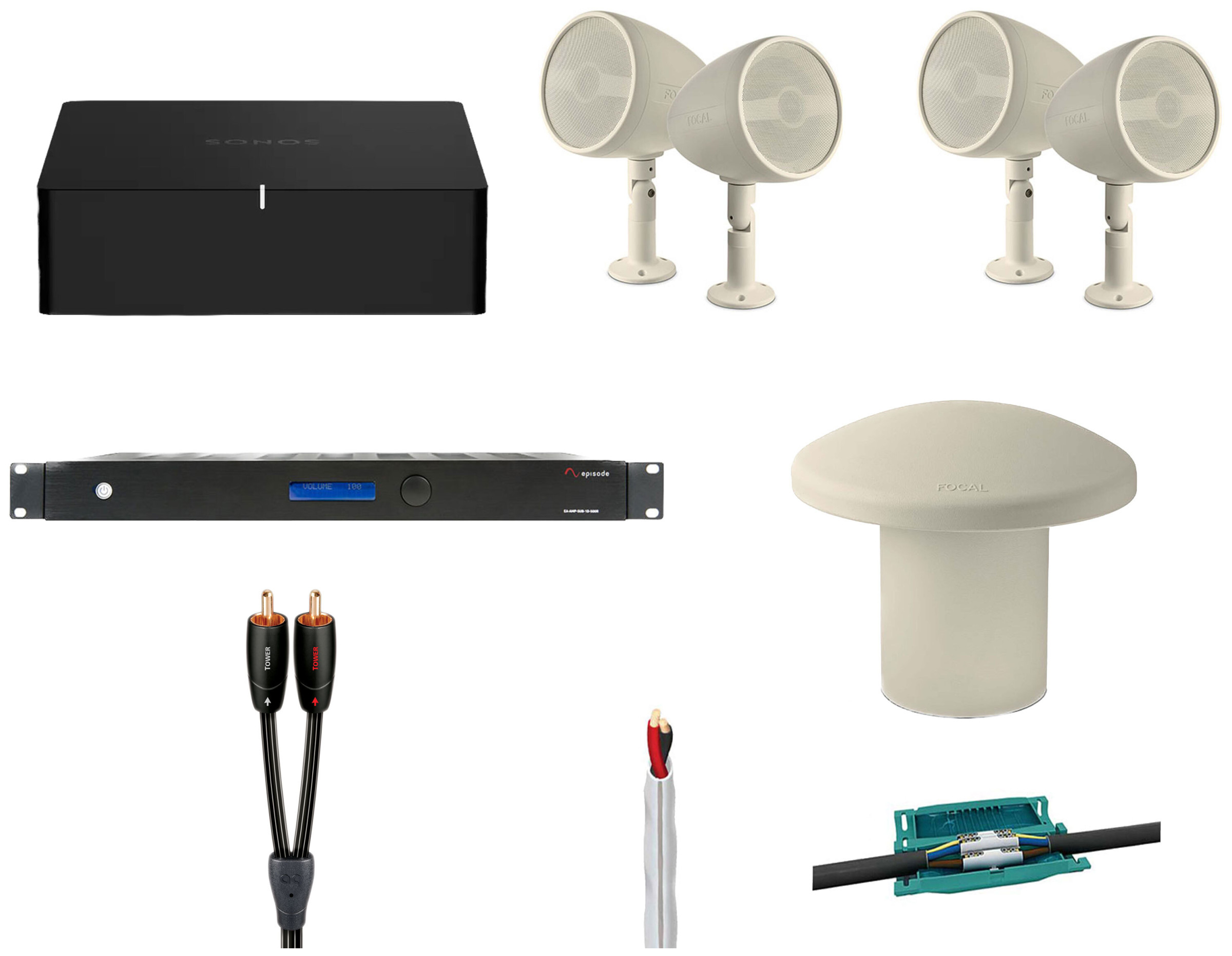 Auditorium Sonos Outdoor-Soundpaket 4.1 Sonos & Focal Littora 298435 - 1