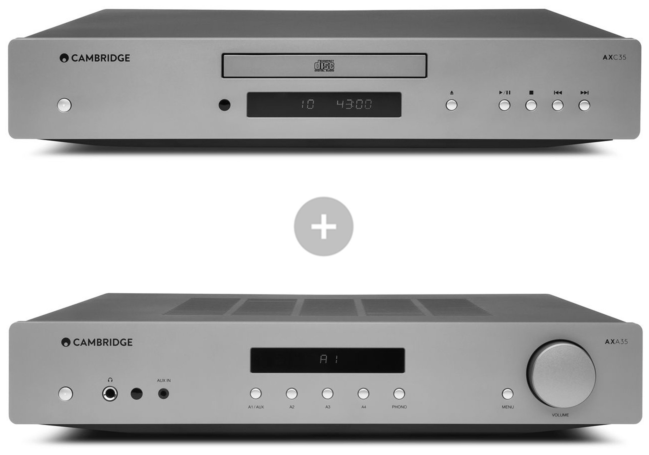 Auditorium Cambridge Audio AXA35 35 Watt Verstärker Bundle mit AXC35 CD-Player 201840 - 1